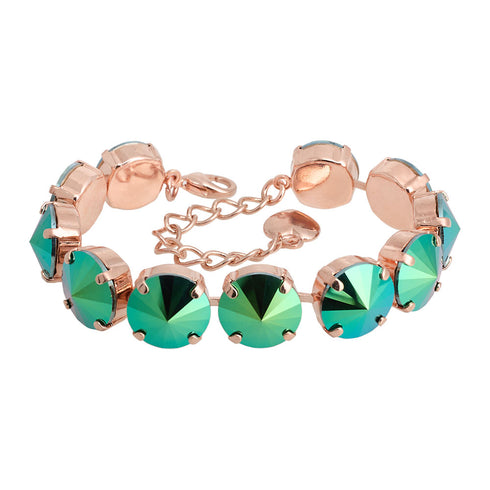 Aproce "Vorteks (Scarabaeus Green)" ar Swarovski™ kristāliem
